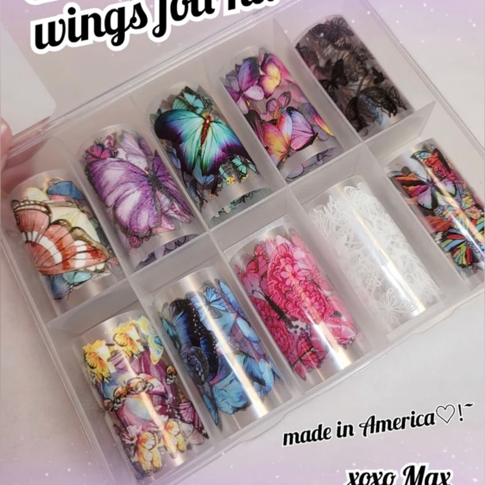 WINGS Nail Foil Kit Nail Foil Kit 1/$15, 2/$25, 3/$30, 4/$35.$5 each additional!